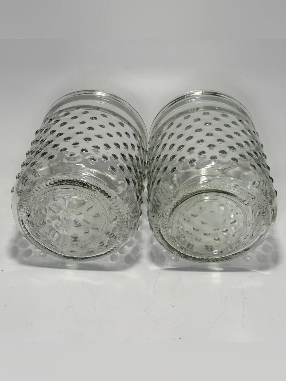 Vintage Clear Glass Canister & Storage Jar Lot (5 Pieces)